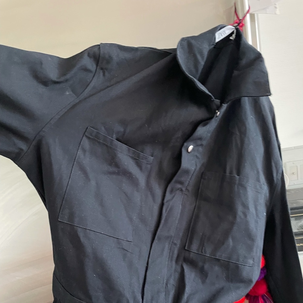 Zara black boiler suit never worn